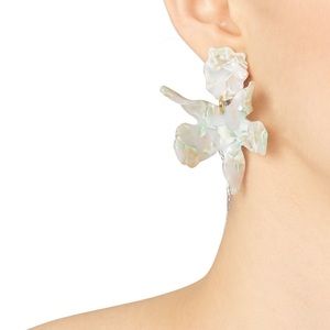 Lele Sadoughi Paper Lily Earrings